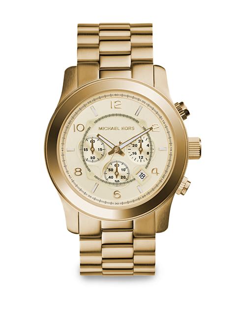 red runway michael kors watch|Michael Kors oversized watch.